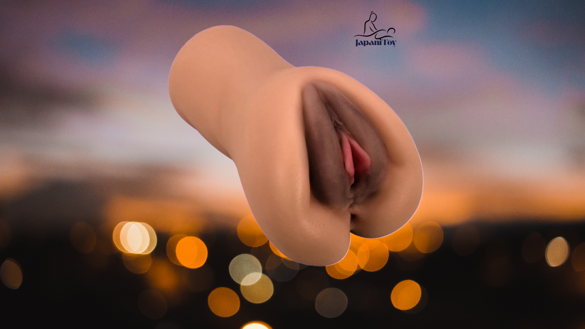 Realistic Pussy Masturbator with Suction