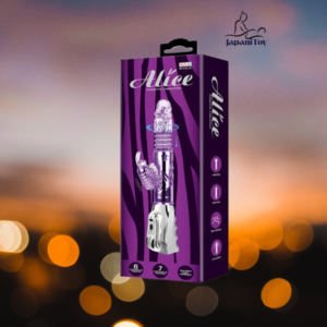 Girthy Rabbit Vibrator with Swirling Beads