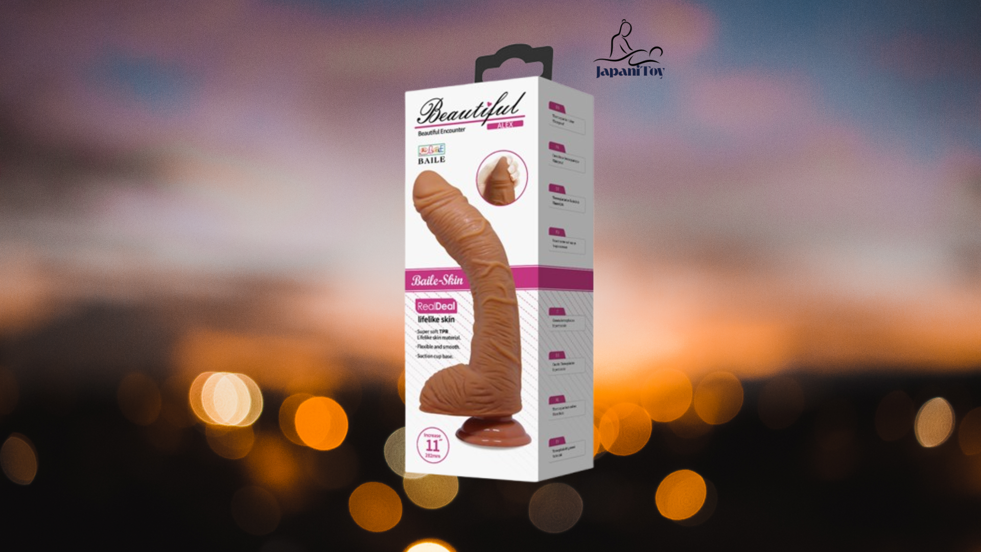 Sliding Realistic Non-Vibrating Dildo - Image 4