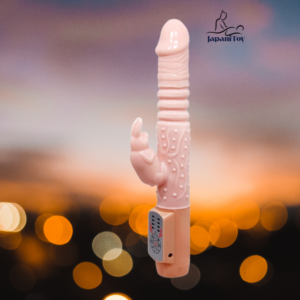 Premium sex toy for women Hot Bunny - Vibrating - Thrusting - Heating - Full body textured surface.