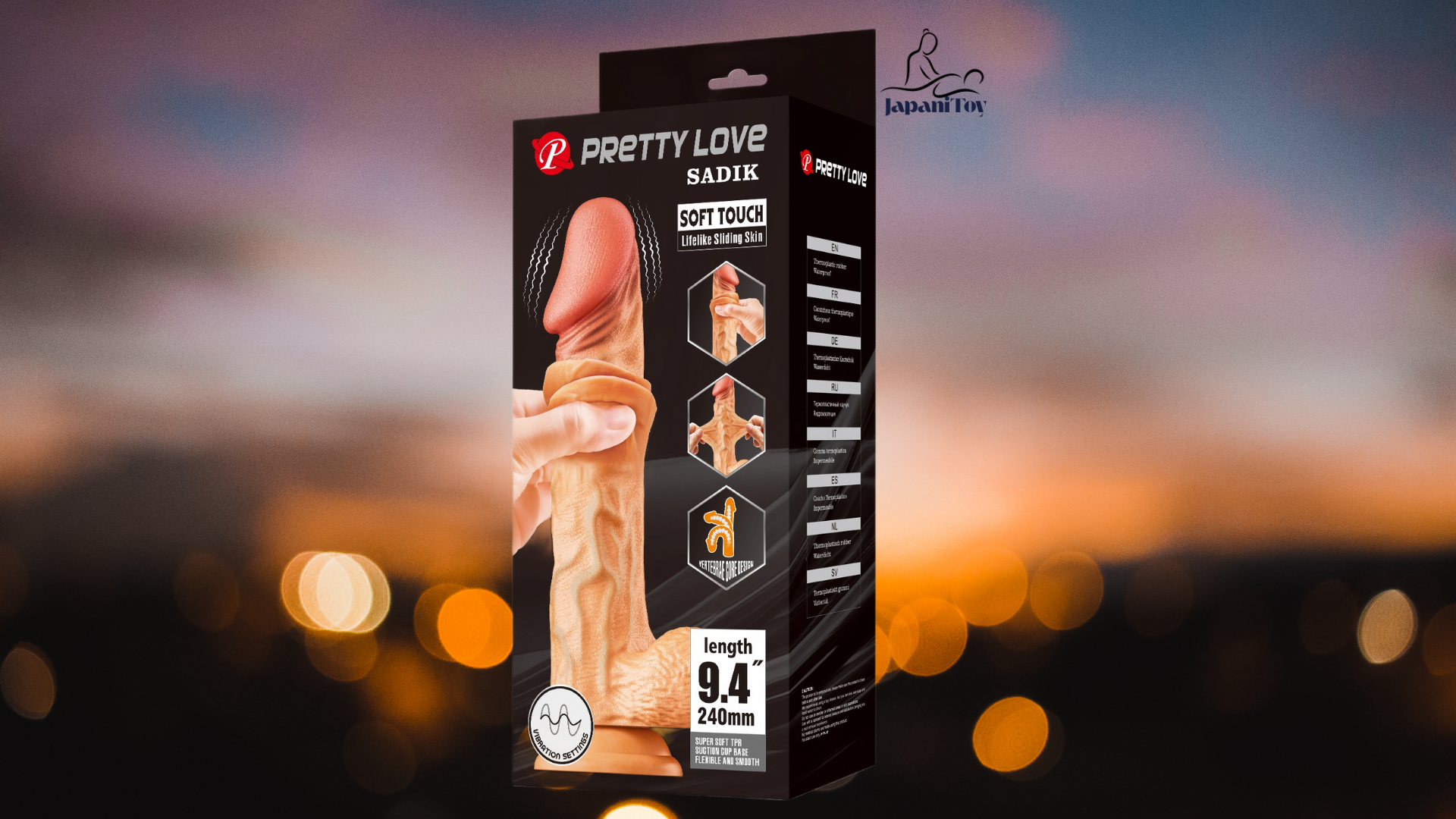 Realistic Skin Vibrating Dildo - Image 3