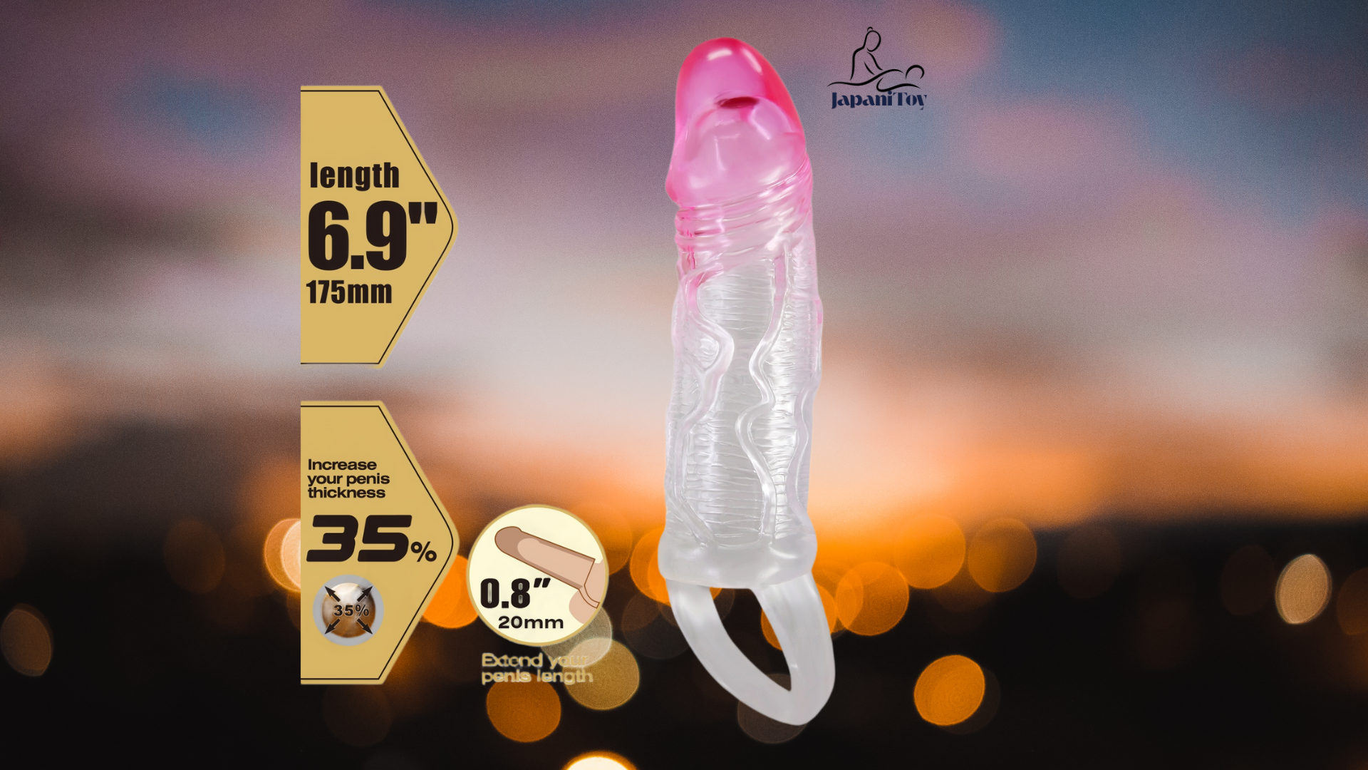 TPR Material Cock Sleeve And Penis