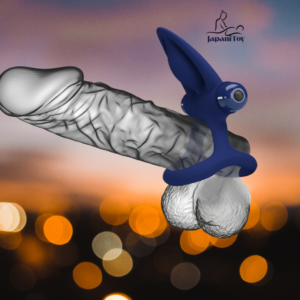 Mat Double Ring With Vibration & Stimulator Blue